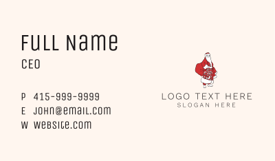 Santa Claus Character Business Card Image Preview