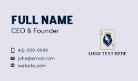 Queen Spade Poker Business Card Preview
