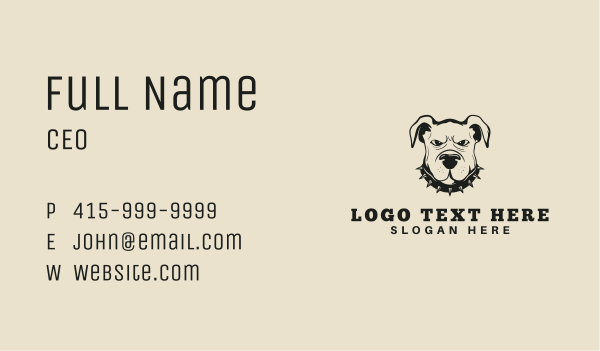 Pet Dog Hound Business Card Design Image Preview