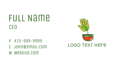 Palm Pot Business Card