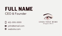 Makeup Eyelashes Eyebrow Business Card Image Preview
