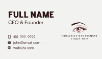 Makeup Eyelashes Eyebrow Business Card Image Preview