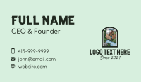 Outdoor Mountain Valley Business Card Image Preview