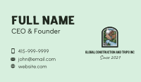 Outdoor Mountain Valley Business Card Image Preview