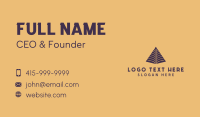 Geometrical Pyramid Agency Business Card Image Preview
