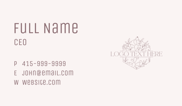 Cactus Leaf Garden Business Card Design Image Preview