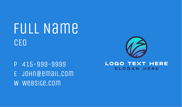Wave Software Programming Business Card Design Image Preview