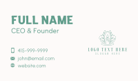 Leaf Candlelight Spa Business Card Preview