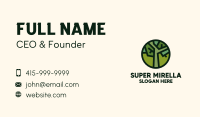 Geometric Tree Badge Business Card Image Preview