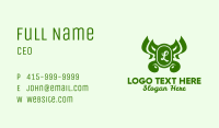 Organic Badge Lettermark Business Card Image Preview