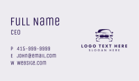 Race Car Sedan Business Card Image Preview