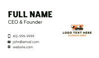 Mobile Crane Construction Business Card Image Preview