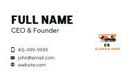 Mobile Crane Construction Business Card Design