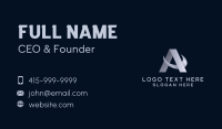 Corporate Business Agency Letter A Business Card Preview