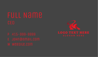 Modern Rounded Loop Business Card Image Preview