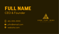 Luxury Pyramid Triangle Business Card Image Preview