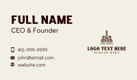Chisel Carpentry Woodwork Business Card Image Preview