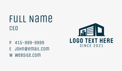 Freight Shipping Storage  Business Card