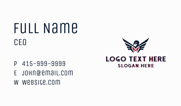 Eagle Flight Letter M Business Card Design Image Preview
