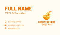 Orange Fruit Juice Business Card Image Preview