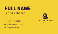 Coffee Podcast Streaming Business Card Preview