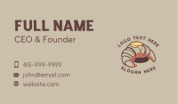 Retro Croissant Bakery Business Card Image Preview