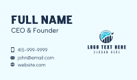 Investment Finance Statistics Business Card Preview