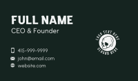 Classic Skull Style Wordmark Business Card Image Preview