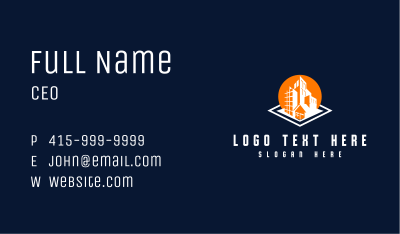 Urban City Building Business Card Image Preview