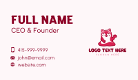 Goo Blob Cat Business Card Preview