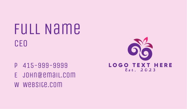 Floral Shop Decoration  Business Card Design Image Preview