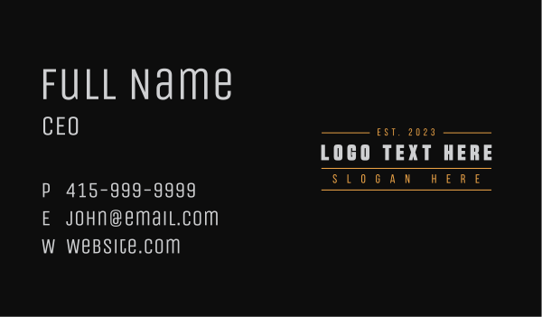 Business Enterprise Wordmark Business Card Design Image Preview