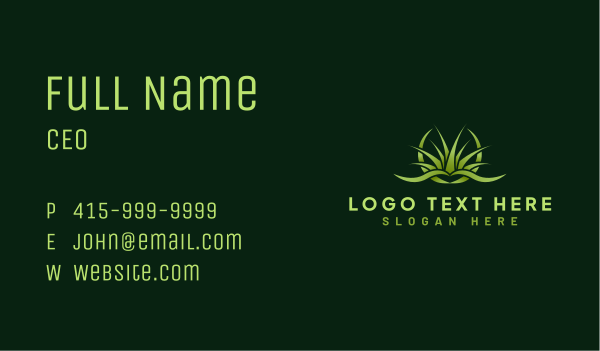 Garden Plant Landscaping Business Card Design Image Preview