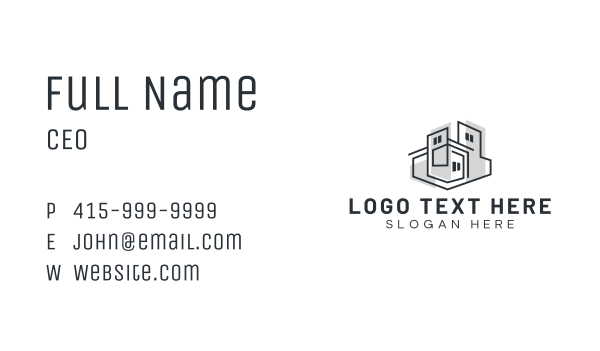 Builder House Construction Business Card Design Image Preview