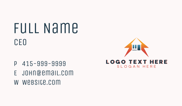 Lightning Bolt Power House Business Card Design Image Preview