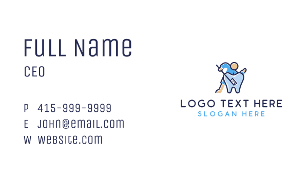 Dental Hygiene Toothpaste Business Card Design Image Preview