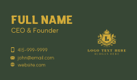 Upscale Regal Shield Business Card Image Preview