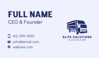 Box Truck Delivery Business Card Design