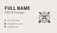 Brown Chisel Woodwork Business Card Image Preview