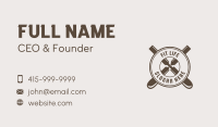 Brown Chisel Woodwork Business Card Image Preview