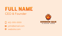 Dog Paw Print Business Card Image Preview