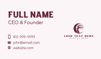 Woman Tree Ecology Business Card Preview