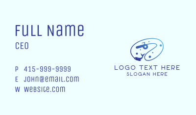 Fishing Rod FIsh Business Card Image Preview