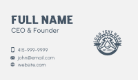 Pipe Wrench Plumbing Droplet Business Card Image Preview