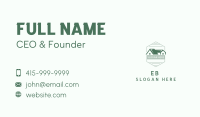 Green House Roof Business Card Image Preview