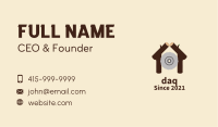 Cabin Woodcutter  Business Card Image Preview