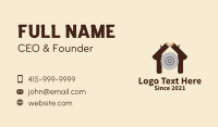 Cabin Woodcutter  Business Card Image Preview