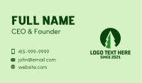 Pine Forest Nature  Business Card Image Preview
