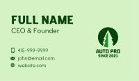 Pine Forest Nature  Business Card Image Preview