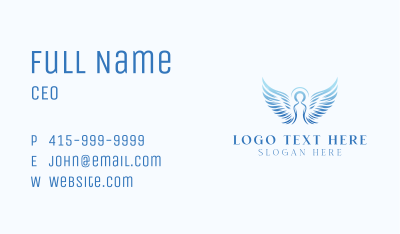Spiritual Halo Angel Business Card Image Preview